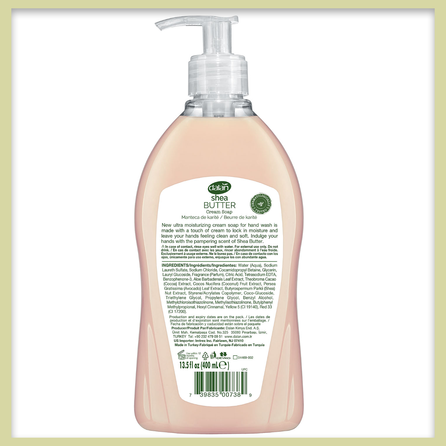 Shea Butter Cream Ultra Moisturizing Liquid Hand Soap